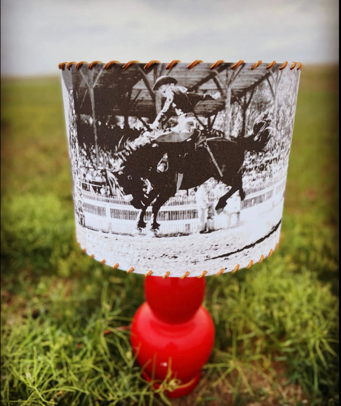 Legend : Bronc Rider Casey Tibbs Lamp Shade