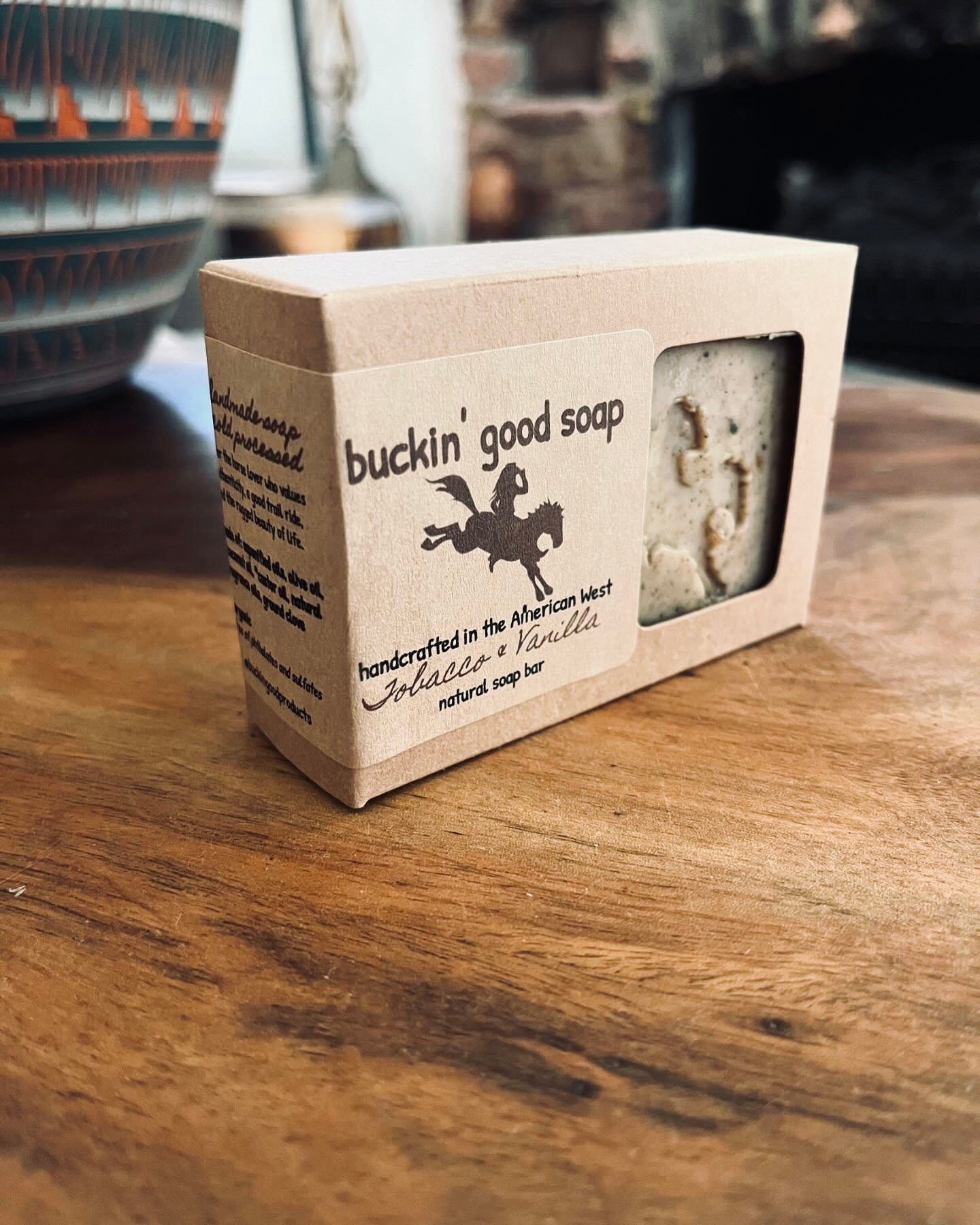 Buckin' Good Bar Soap, Tobacco Vanilla