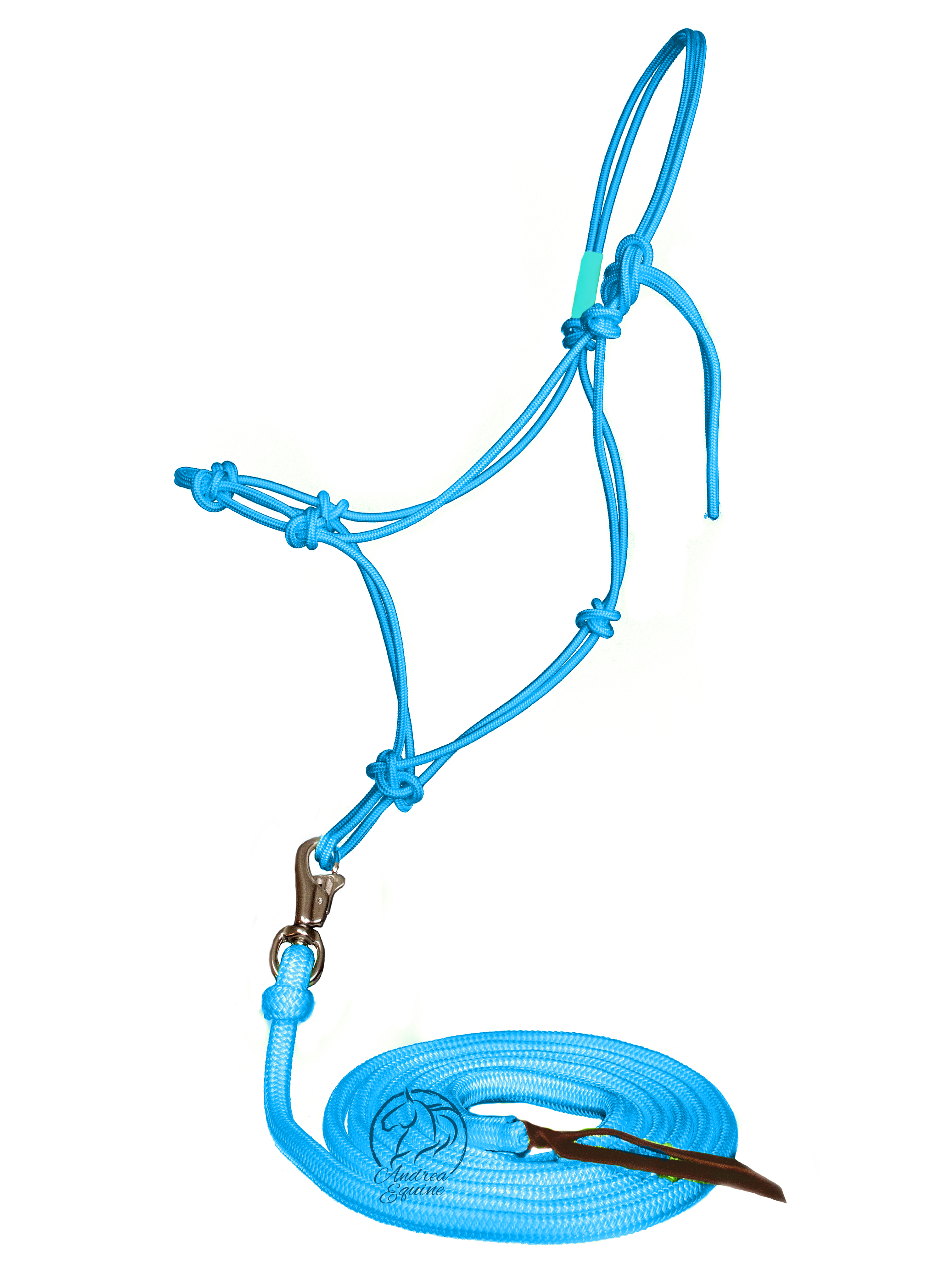 Andrea Equine Clinician 4 Knot Halter and 14ft Lead Set - 10 Colors!