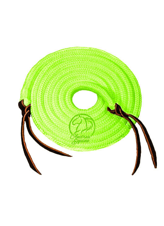Andrea Equine 10 Ft Clinician Loop Reins - 15 Colors!