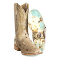 Tin Haul Golden Charolais - Women's Leather Cowgirl Boot