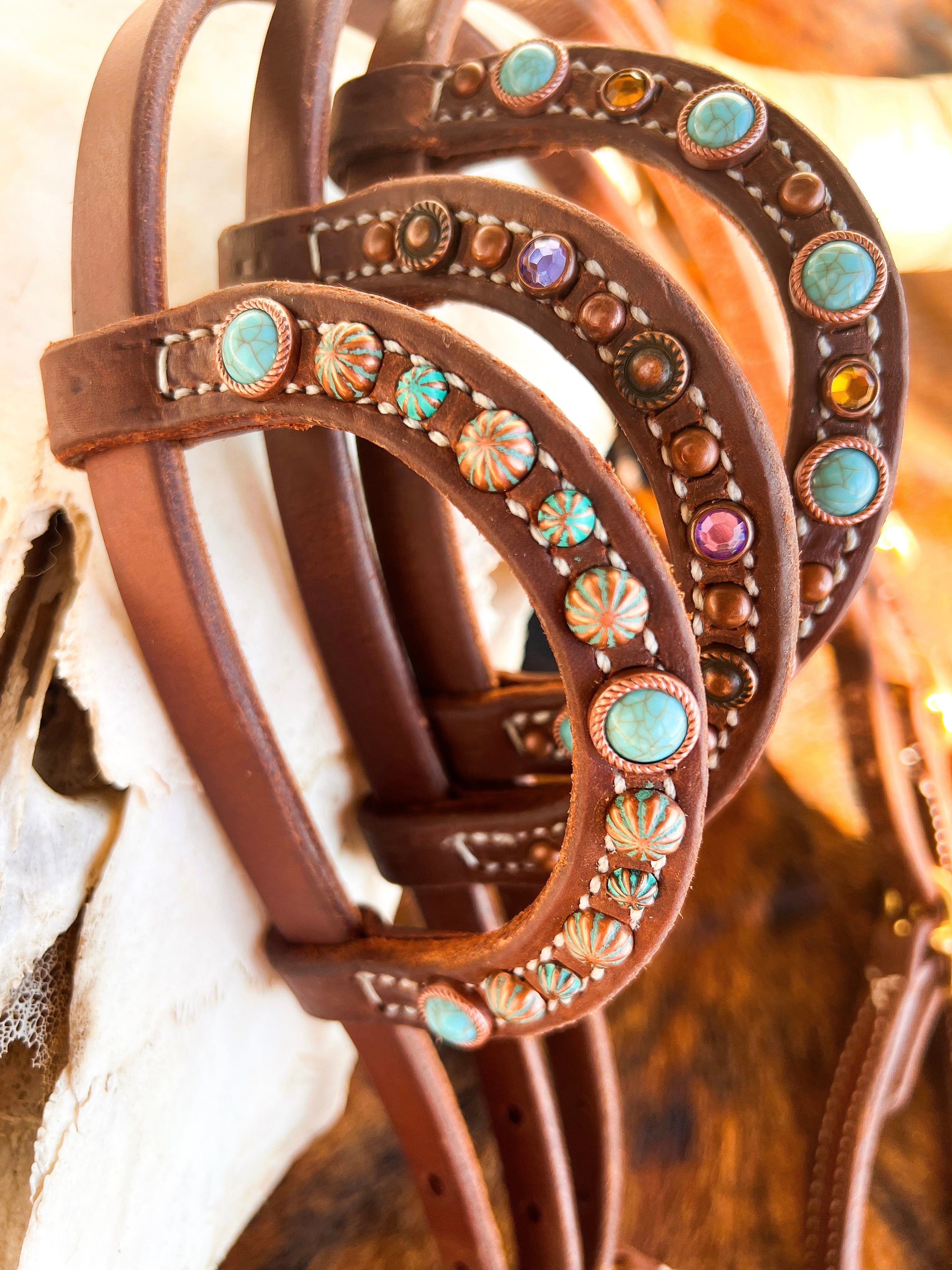 Hustle and Home Hustle Change Headstall (snaps) - 3 Colors!