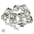 The Saratoga Western Rhinestone Cross Concho Belt
