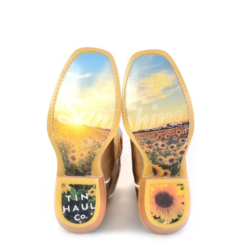 Tin Haul Follow The Sun - Women's Leather Cowgirl Boot