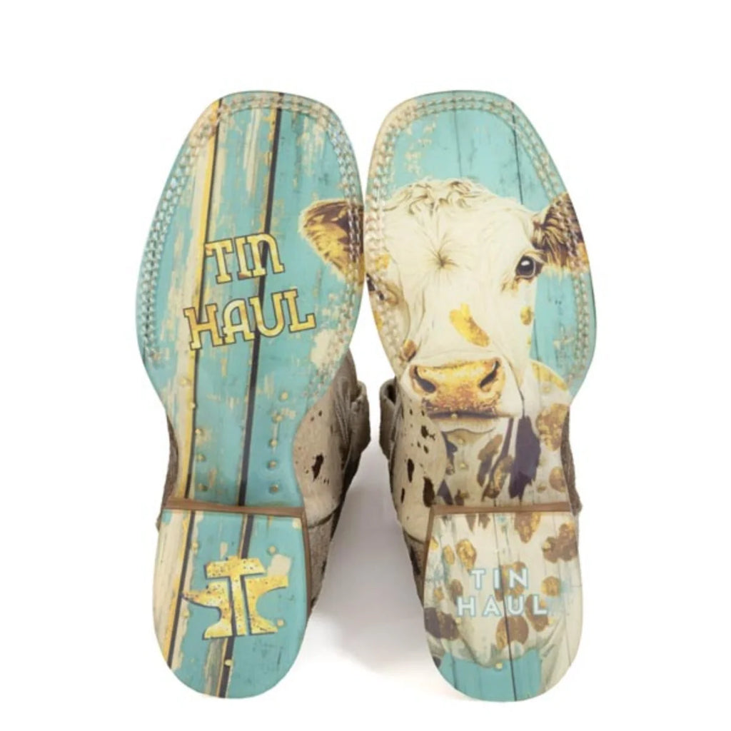 Tin Haul Golden Charolais - Women's Leather Cowgirl Boot