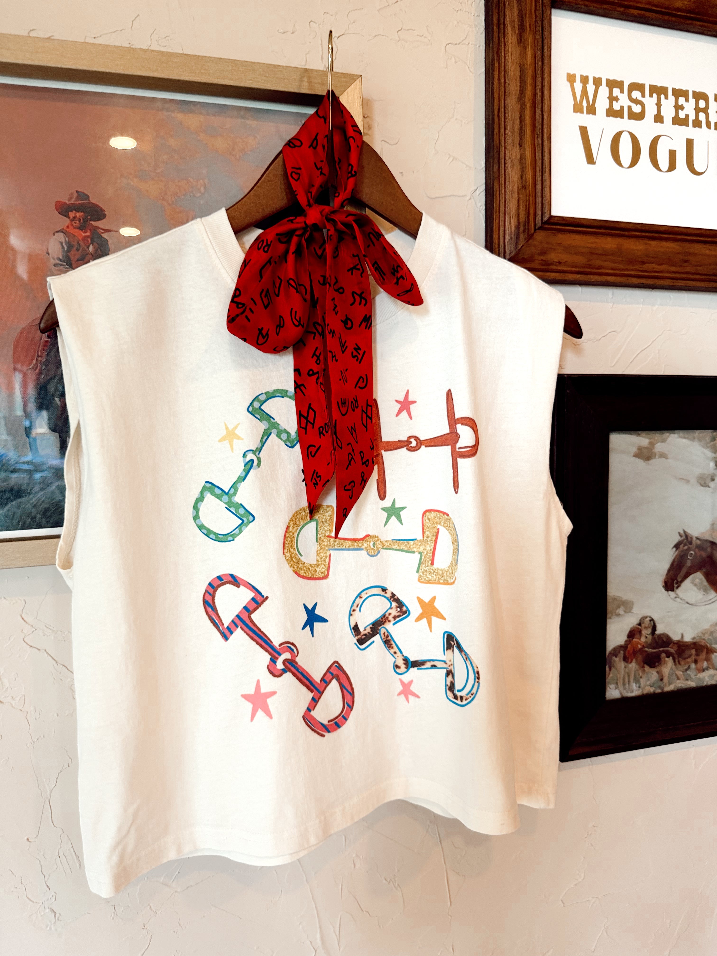 The Bold Horse Bit Muscle Tee