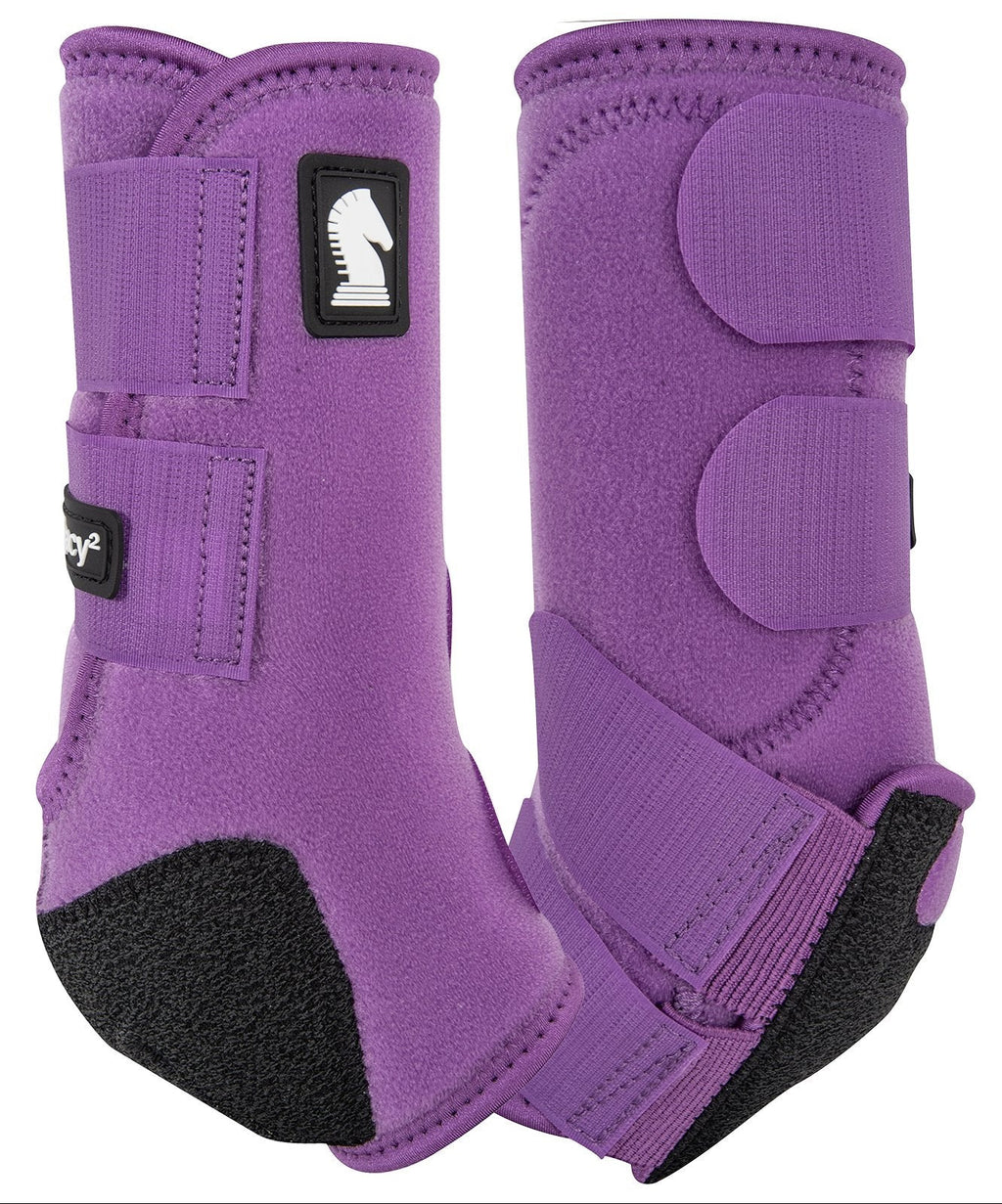 Classic Equine Legacy2 Front Protective Boot - Violet Purple