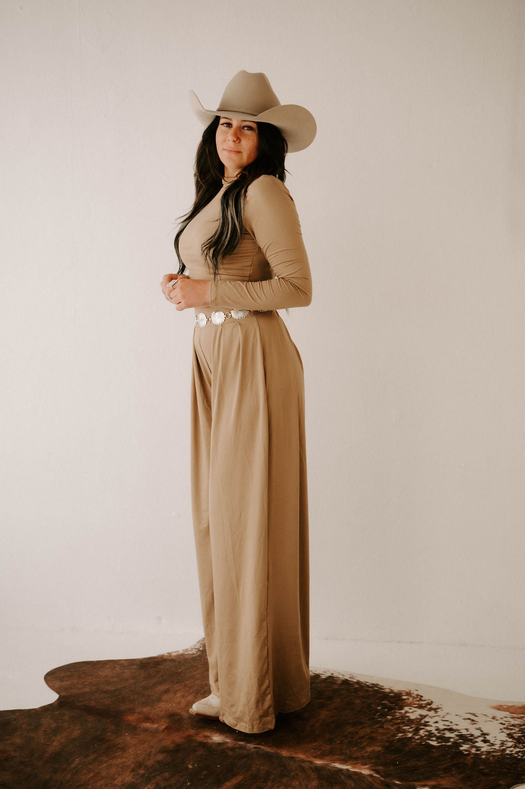 The Catalina Taupe Pant Set