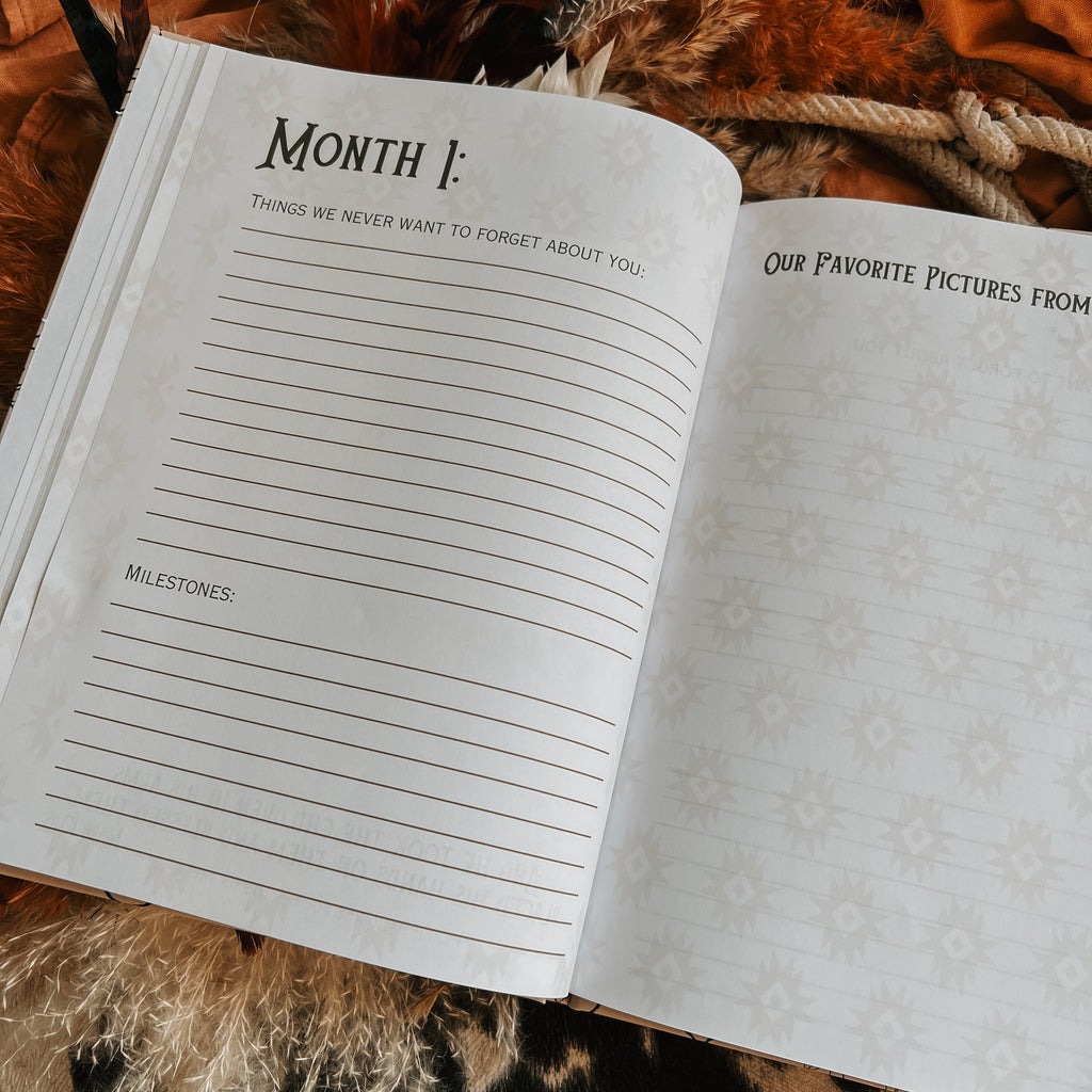 Western Baby Memory Book