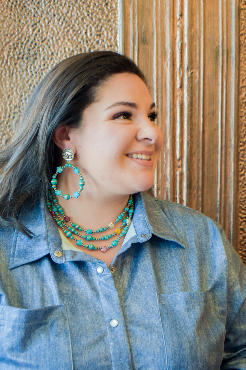 The Cody Buffalo Nickel Earrings