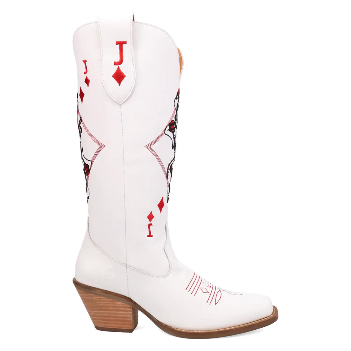 Dingo Jack of Diamonds - Women's Leather Cowgirl Boots | Choose Balck or White!
