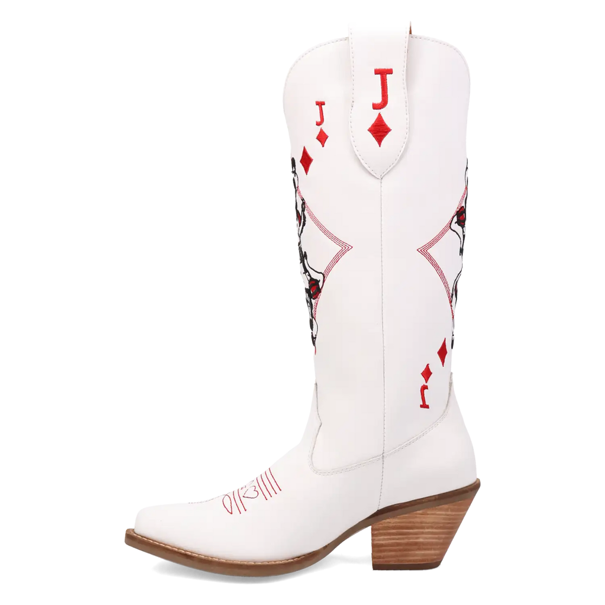 Dingo Jack of Diamonds - Women's Leather Cowgirl Boots | Choose Balck or White!