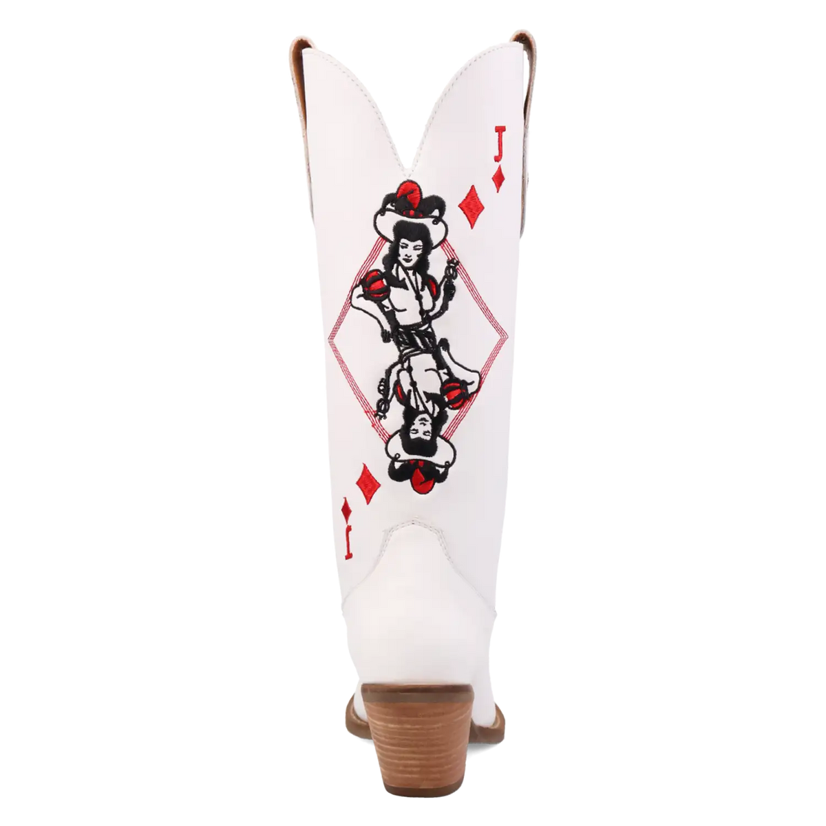 Dingo Jack of Diamonds - Women's Leather Cowgirl Boots | Choose Balck or White!