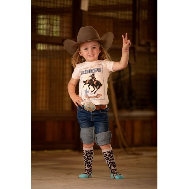 Kids Lucky Leopard Boot Socks