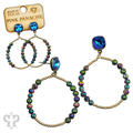 The Rock Springs Austrian Crystal Earrings - Choose Your Color!