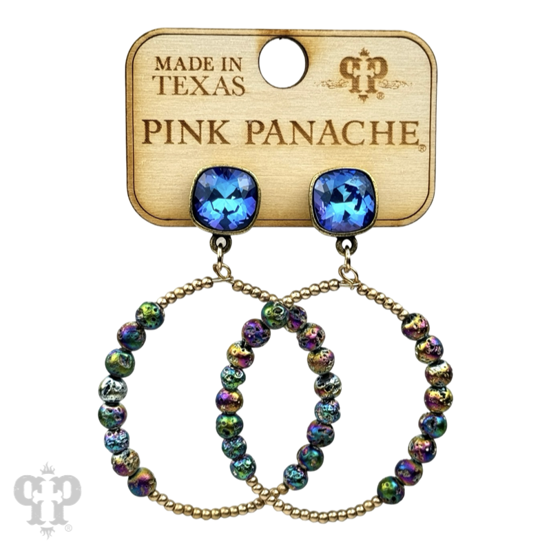 The Rock Springs Austrian Crystal Earrings - Choose Your Color!