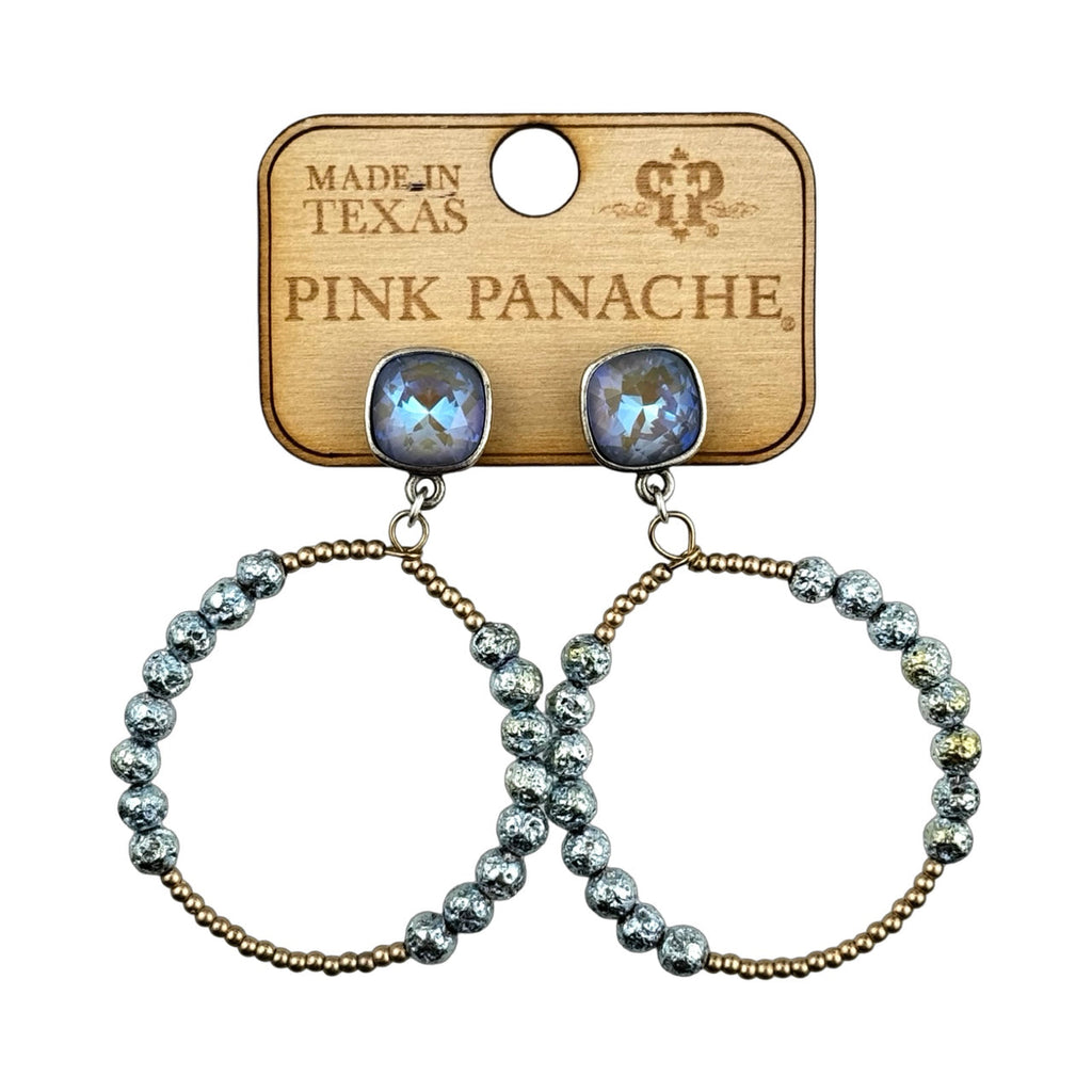 The Rock Springs Austrian Crystal Earrings - Choose Your Color!