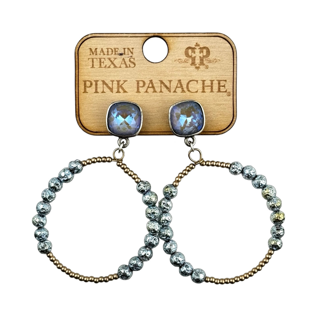 The Rock Springs Austrian Crystal Earrings - Choose Your Color!