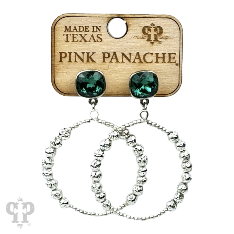 The Rock Springs Austrian Crystal Earrings - Choose Your Color!