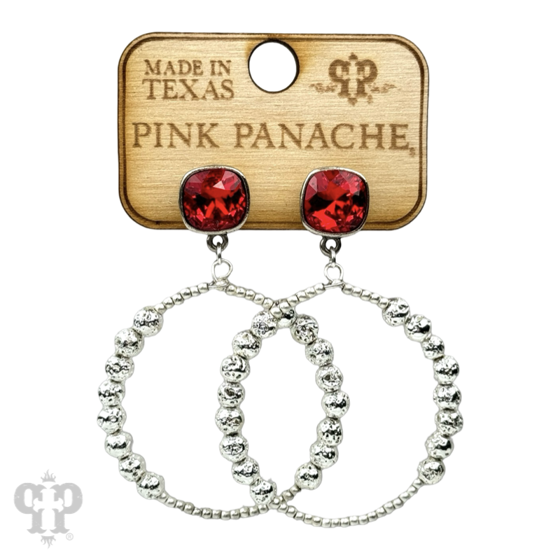 The Rock Springs Austrian Crystal Earrings - Choose Your Color!