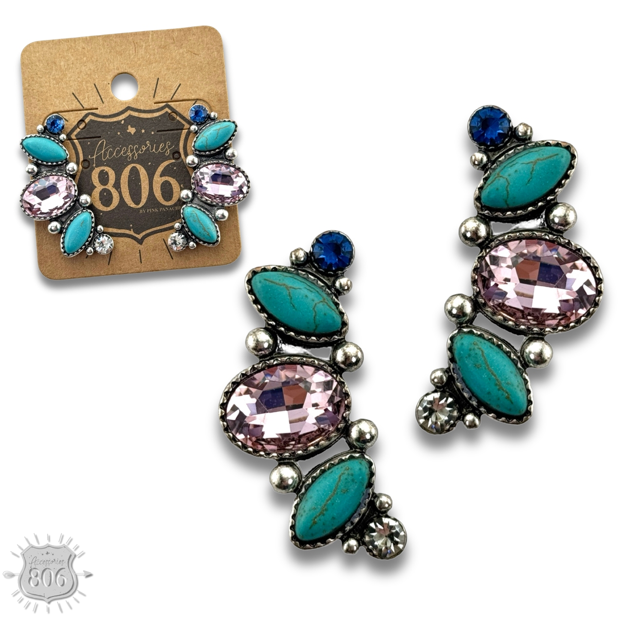 The Valerie Rhinestone Navette Earrings