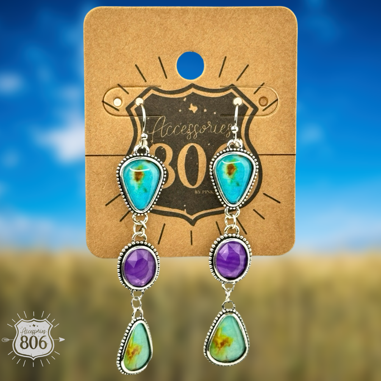 The Hummingbird Triple Drop Earrings