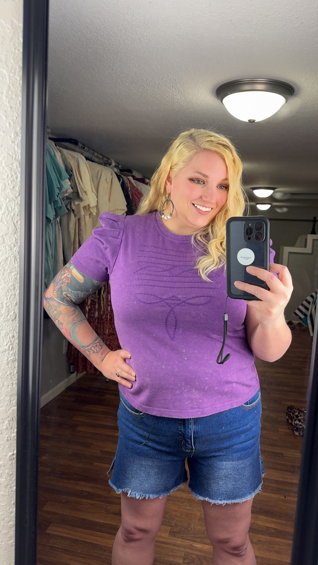The Presley Top - Lavender
