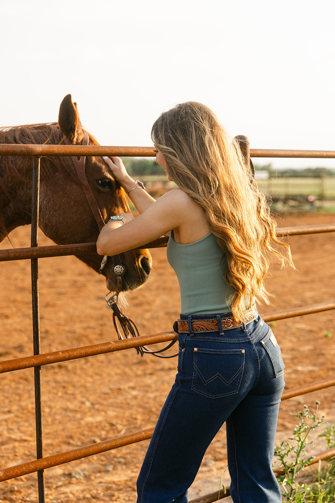 Wrangler | Wanderer 622 Dark Wash Flares