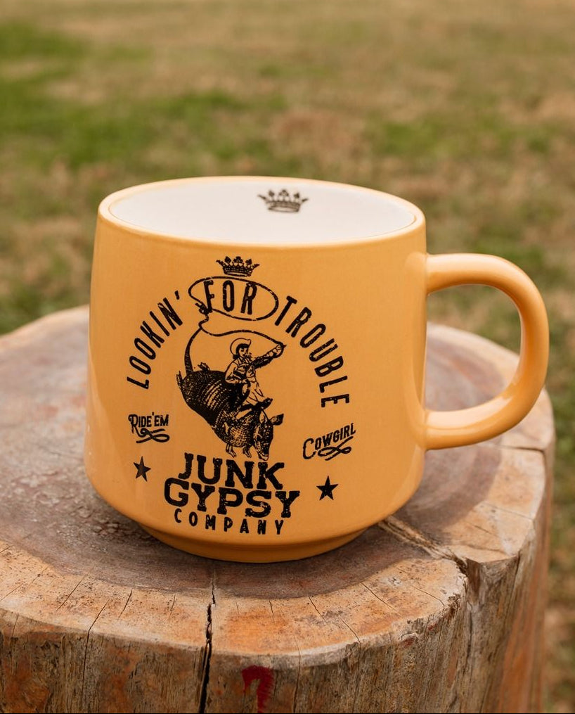 Junk Gypsy Lookin' For Trouble Mug