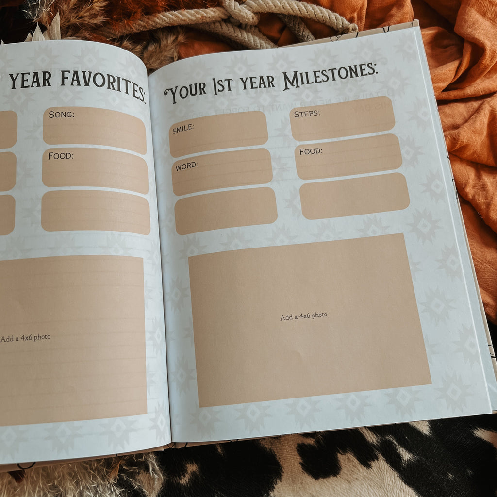 Western Baby Memory Book