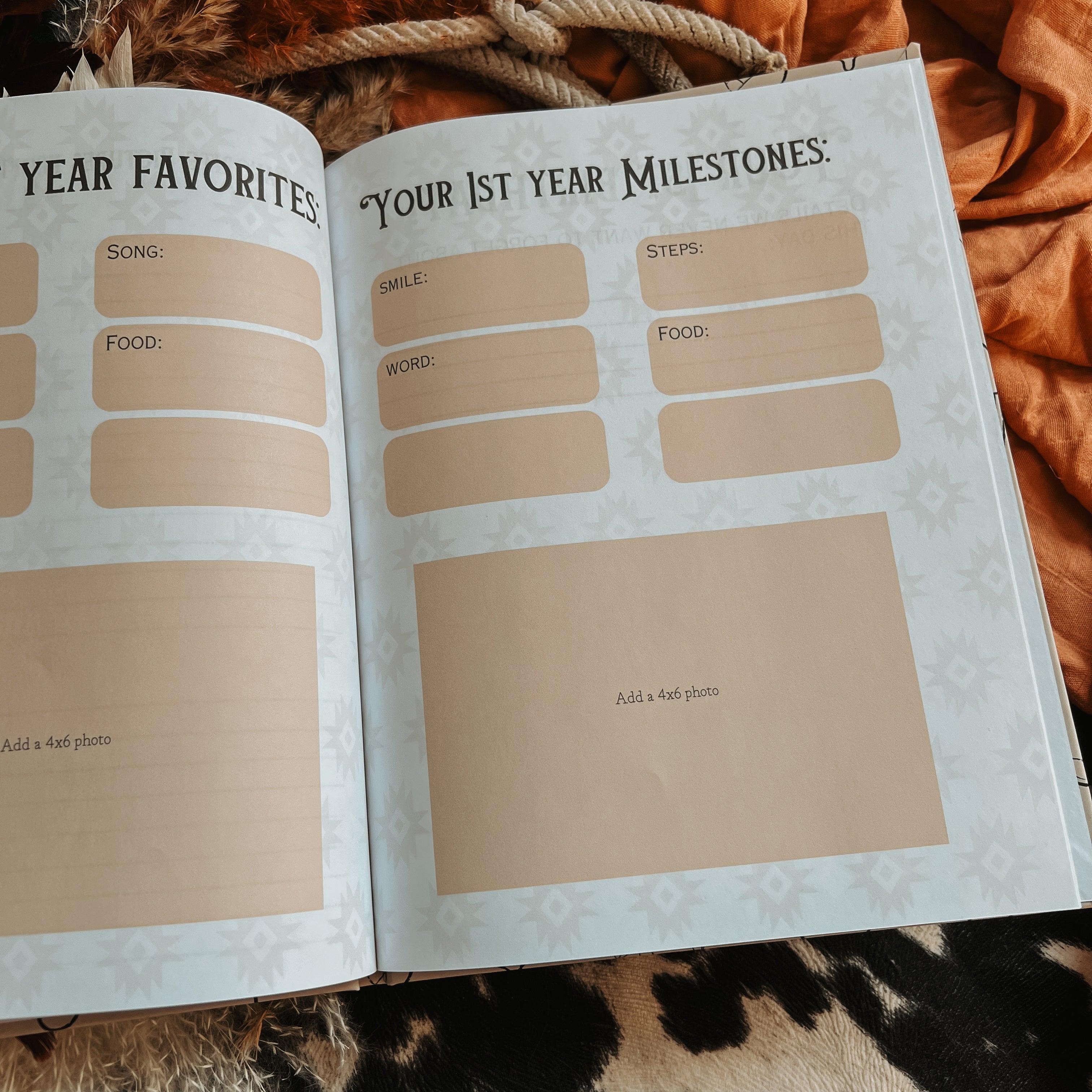 Western Baby Memory Book