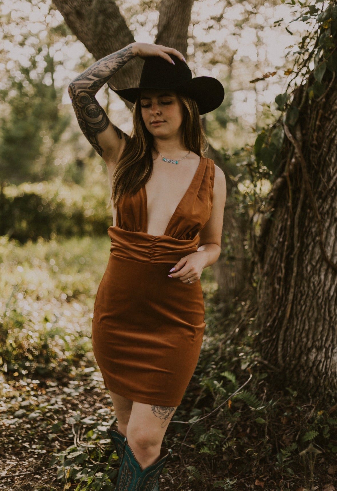 The Hailey Velvet Mini Dress