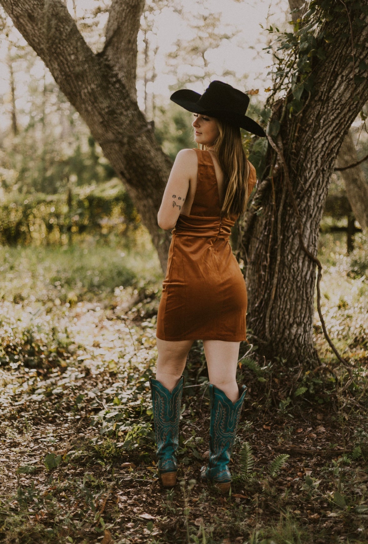 The Hailey Velvet Mini Dress