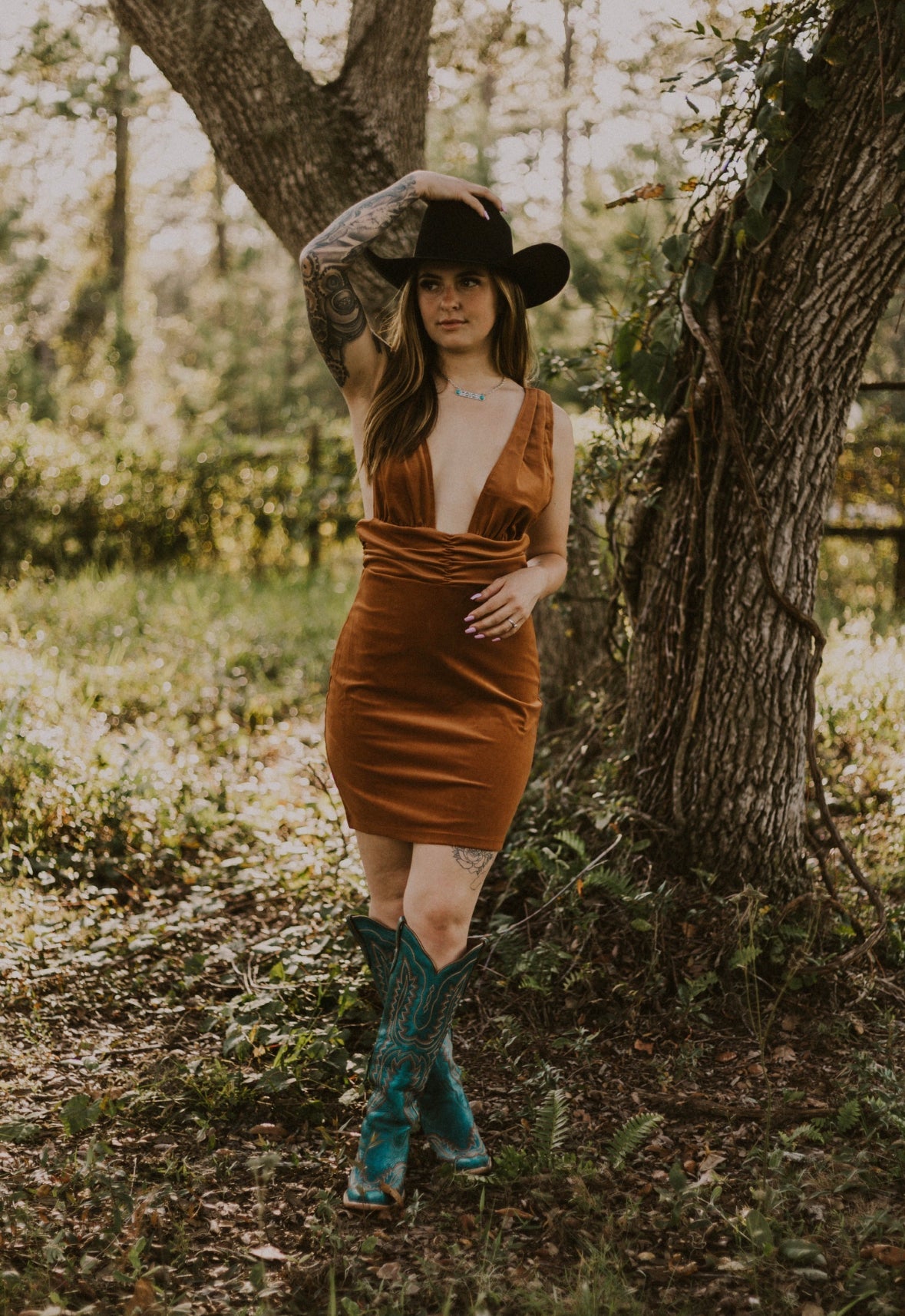 The Hailey Velvet Mini Dress