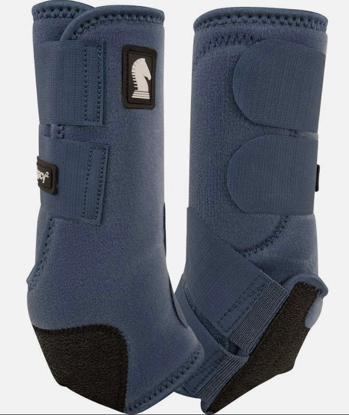 Classic Equine Legacy2 Front Protective Boot - Dark Denim