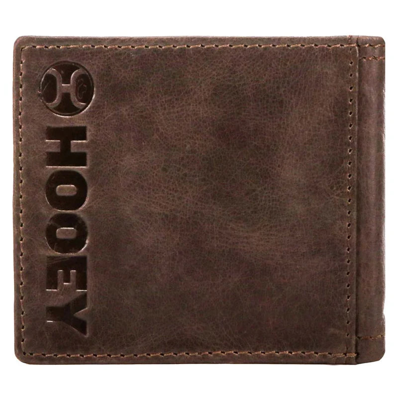 HOOey Inlay Aztec Hands-Up (Brown) - Men's Bifold Wallet