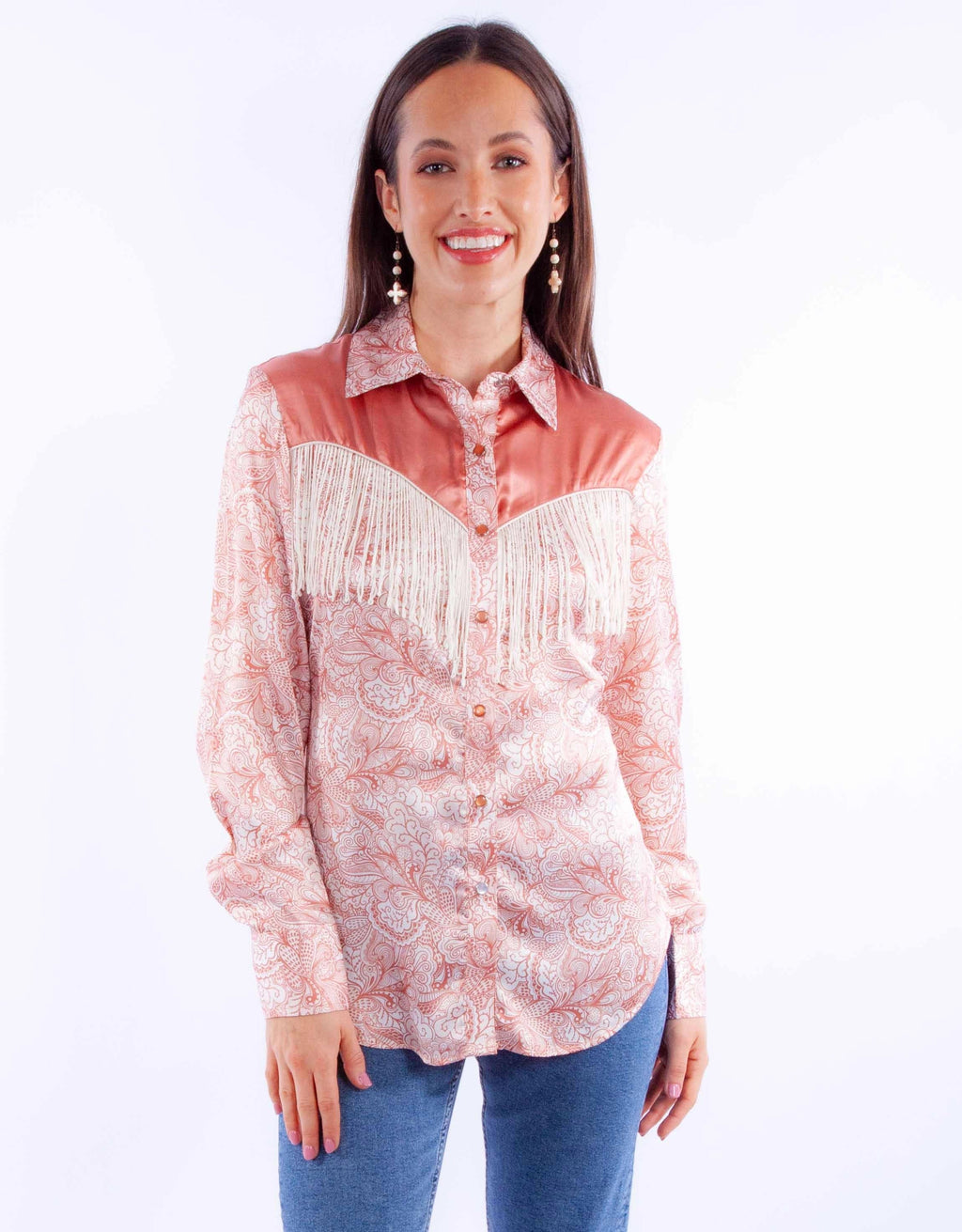 Honey Creek | Vintage Peach - Women's Western Blouse