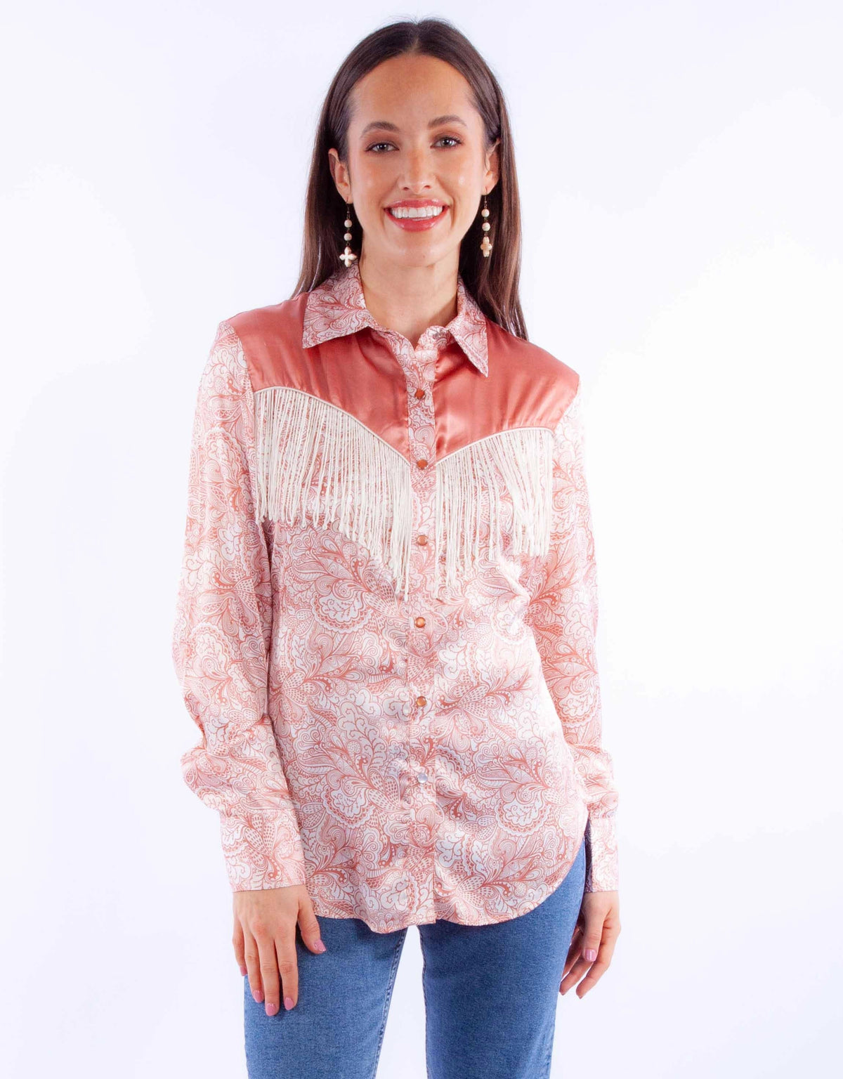 Honey Creek | Vintage Peach - Women's Western Blouse