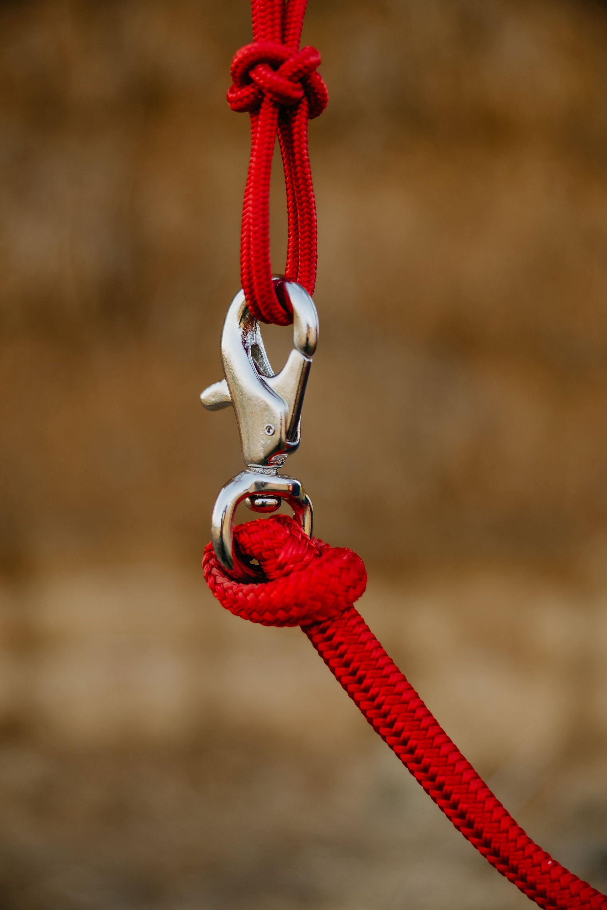 Andrea Equine Clinician 4 Knot Halter and 14ft Lead Set - 10 Colors!