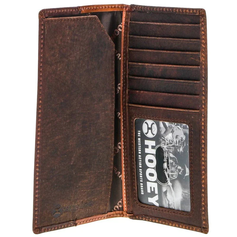 HOOey "Grayson" (Brown/Tan) - Men's Rodeo Wallet