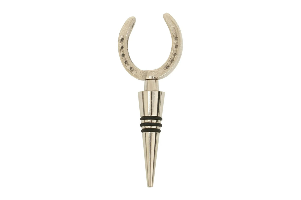 Huntley Equestrian Horse Shoe shaped Bottle Stopper
