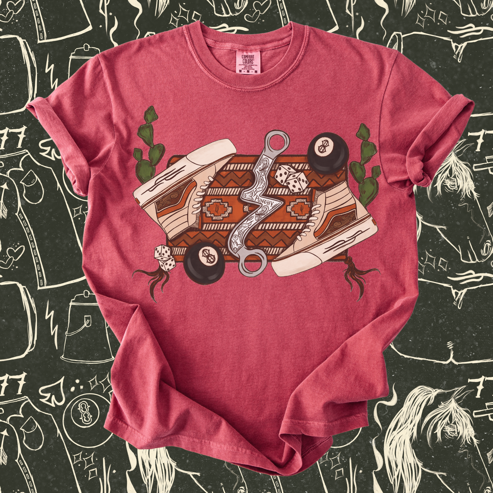 Punchy Saddle Blanket Tee