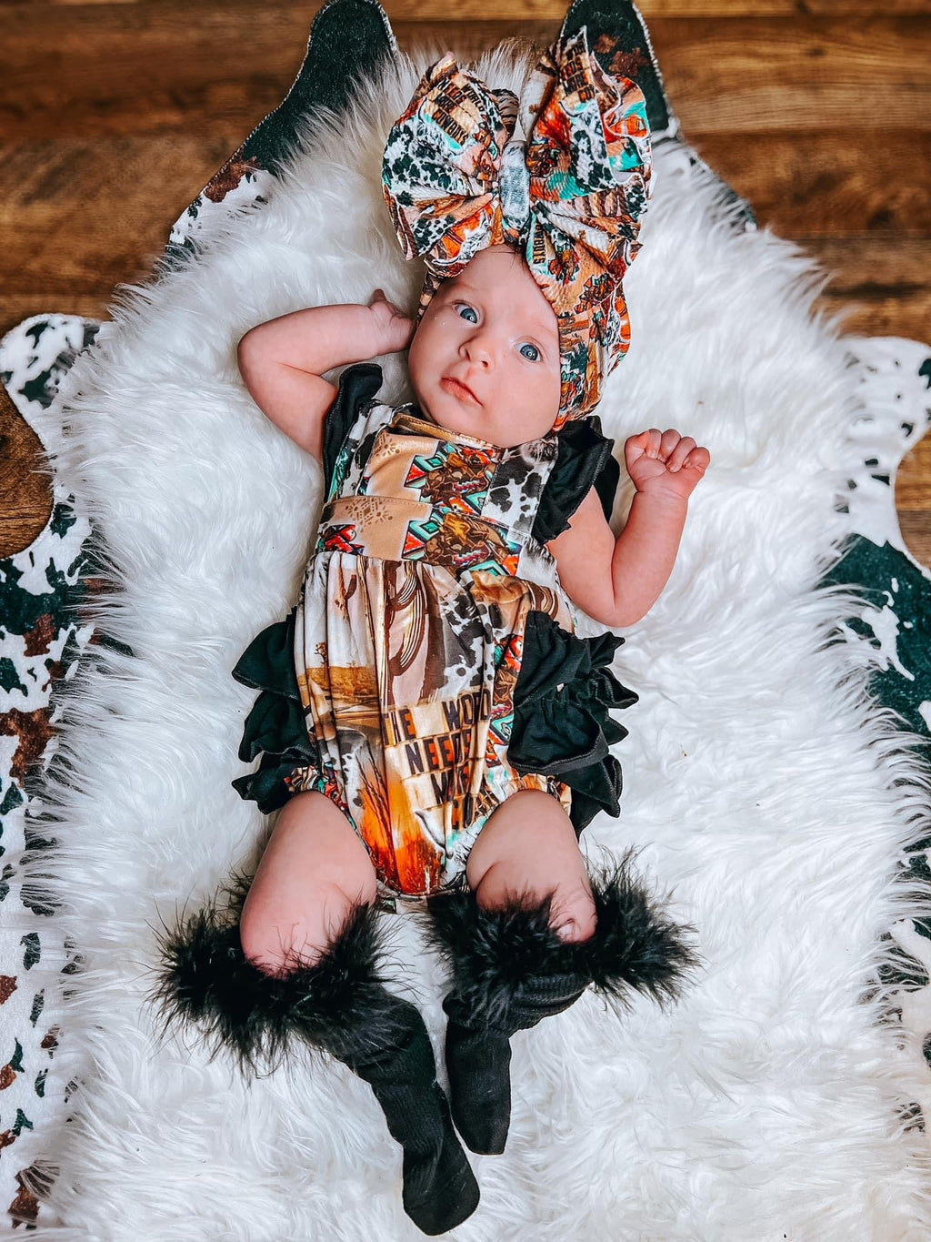 The Out West Ruffle Romper