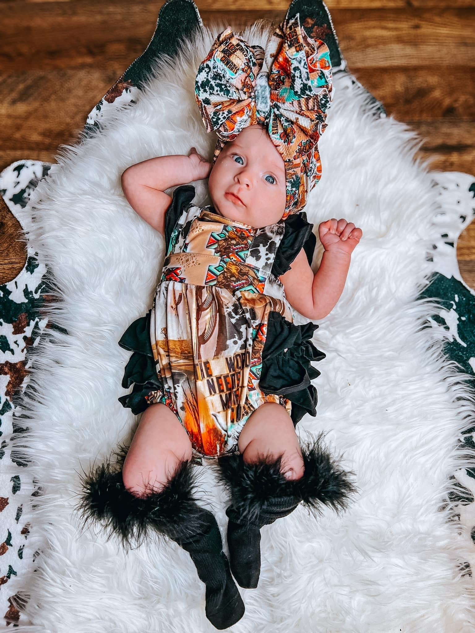 The Out West Ruffle Romper
