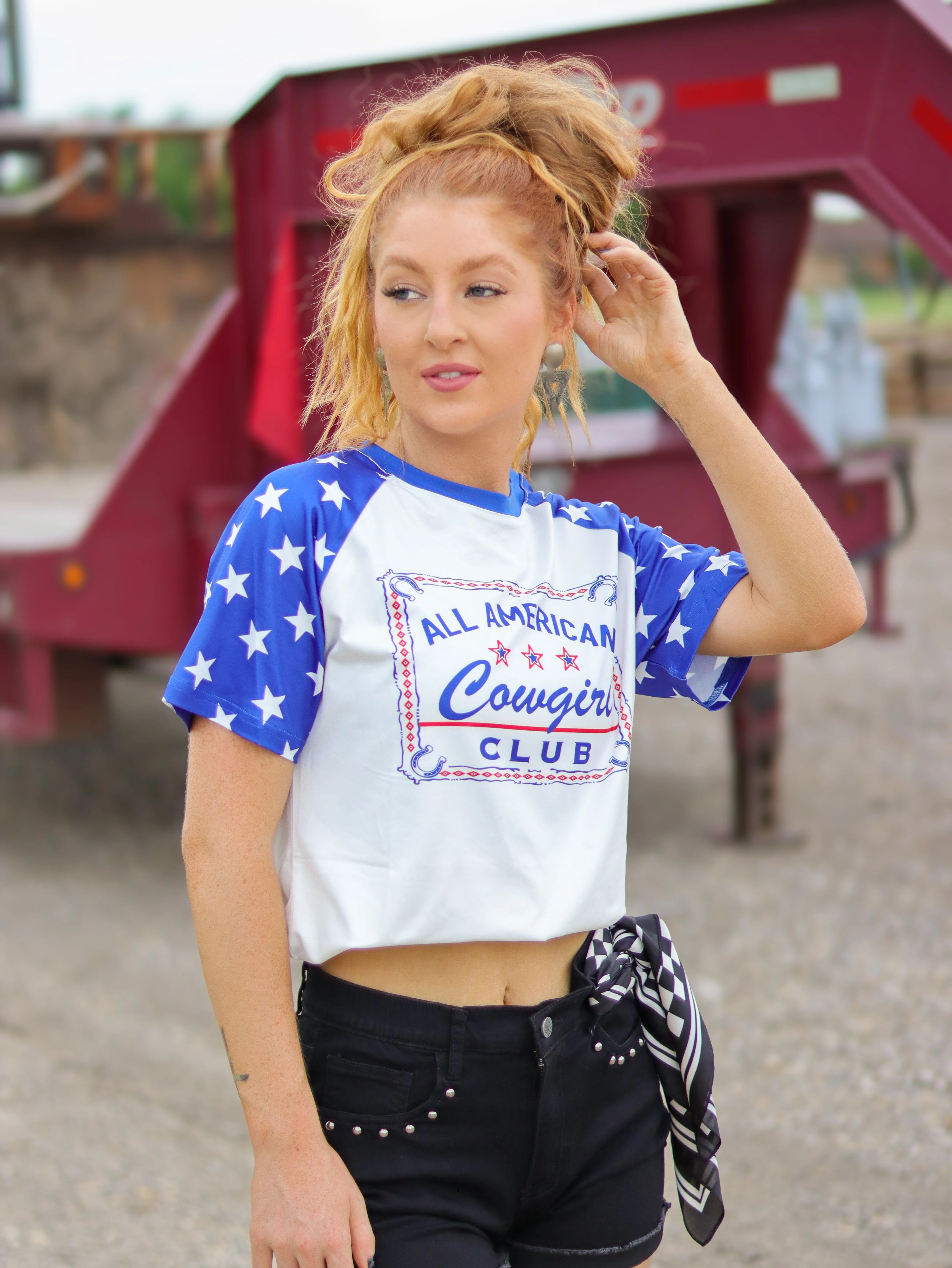The All American Cowgirl Club Tee