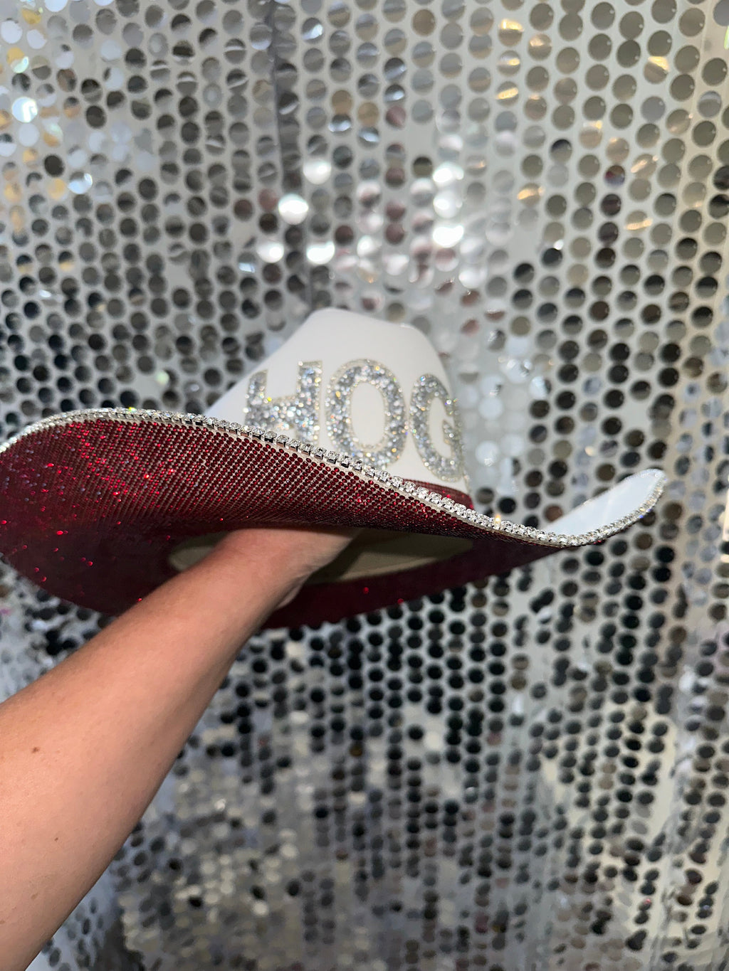 Rhinestone Cowgirl | University of Arkansas Rhinestone Hat