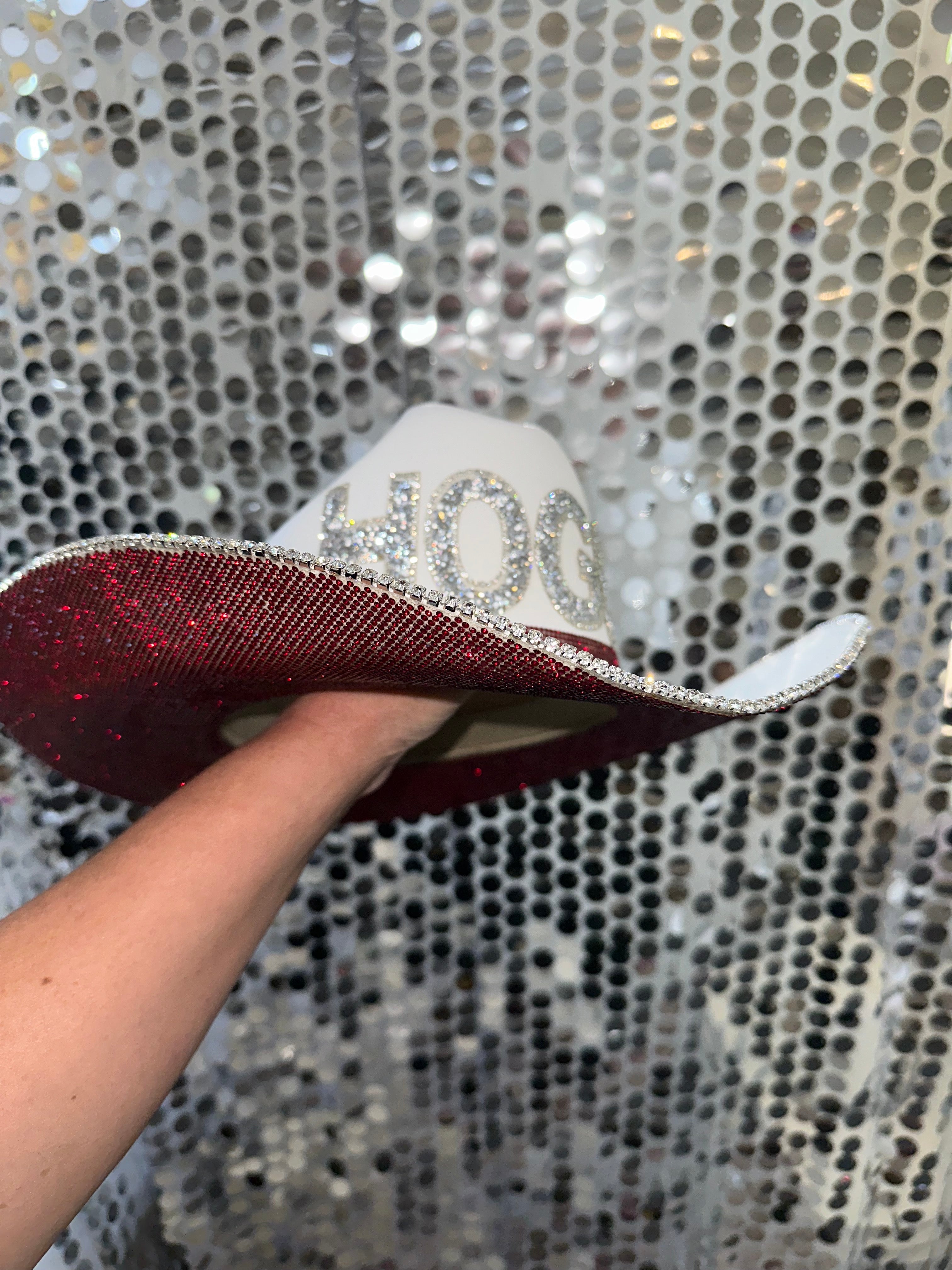 Rhinestone Cowgirl | University of Arkansas Rhinestone Hat