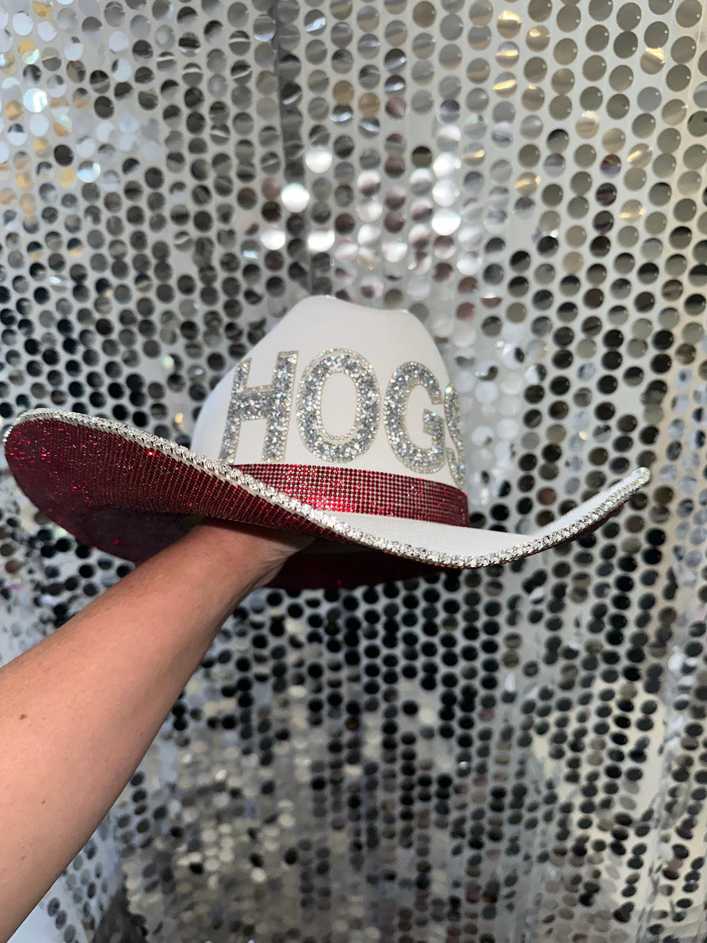 Rhinestone Cowgirl | University of Arkansas Rhinestone Hat