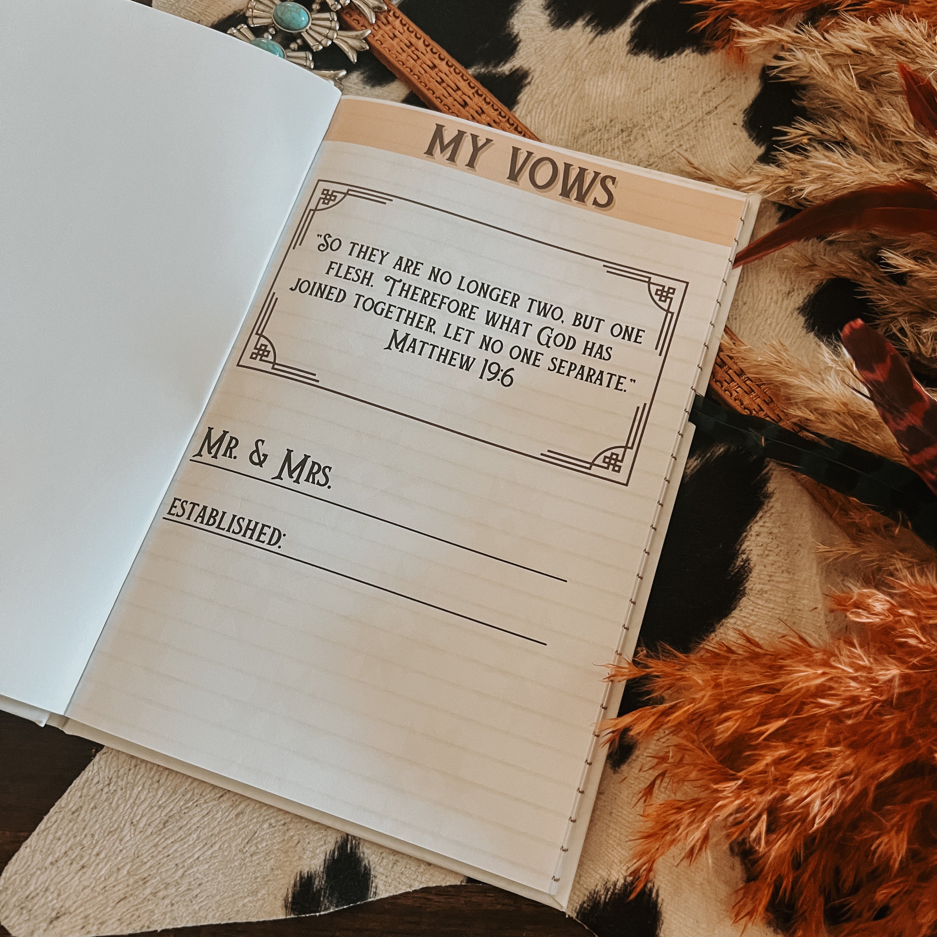 Western Vow Book