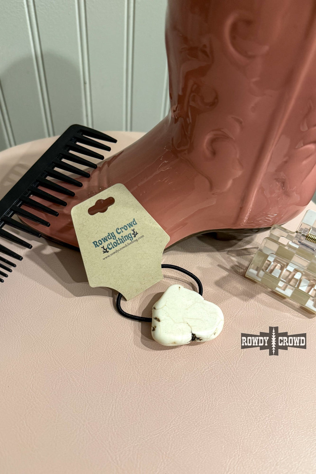 The White Rock Ponytail Holder